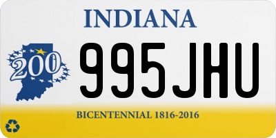 IN license plate 995JHU