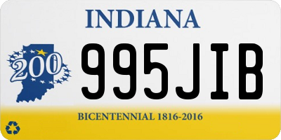 IN license plate 995JIB