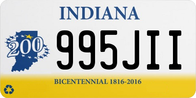 IN license plate 995JII