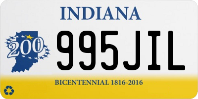 IN license plate 995JIL
