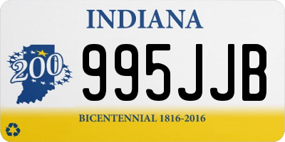 IN license plate 995JJB