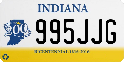 IN license plate 995JJG