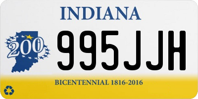 IN license plate 995JJH