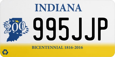 IN license plate 995JJP