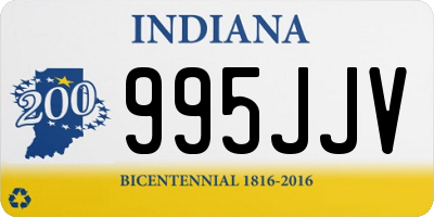 IN license plate 995JJV