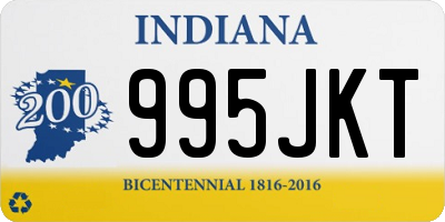 IN license plate 995JKT