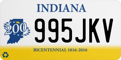 IN license plate 995JKV