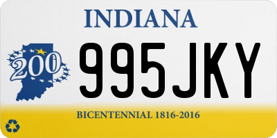 IN license plate 995JKY
