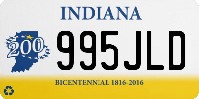 IN license plate 995JLD