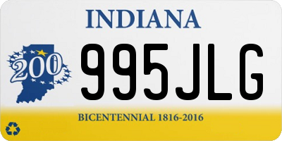 IN license plate 995JLG