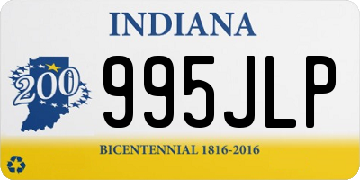 IN license plate 995JLP