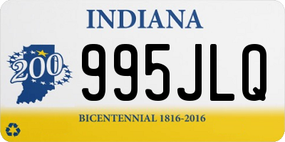 IN license plate 995JLQ