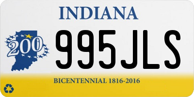 IN license plate 995JLS