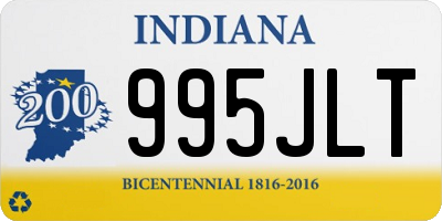 IN license plate 995JLT