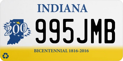 IN license plate 995JMB