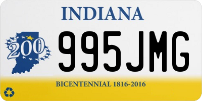 IN license plate 995JMG