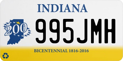 IN license plate 995JMH