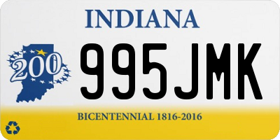 IN license plate 995JMK