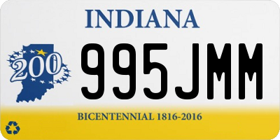 IN license plate 995JMM