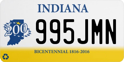 IN license plate 995JMN
