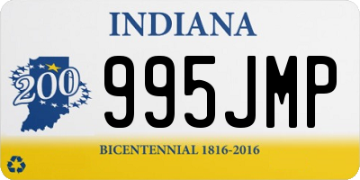 IN license plate 995JMP