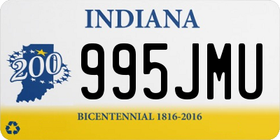 IN license plate 995JMU