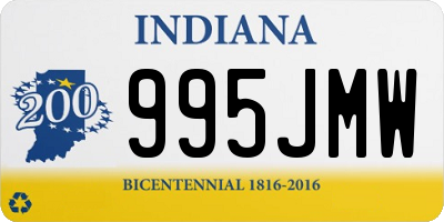 IN license plate 995JMW