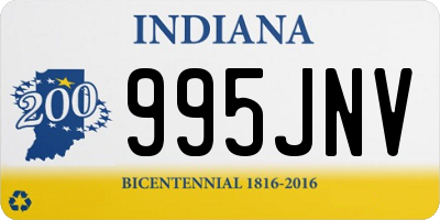 IN license plate 995JNV