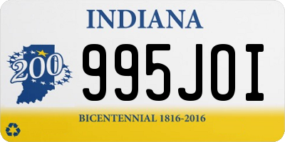 IN license plate 995JOI