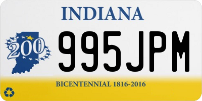 IN license plate 995JPM