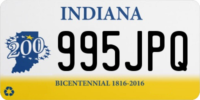 IN license plate 995JPQ