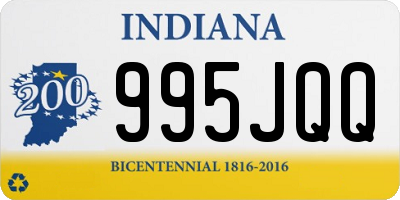 IN license plate 995JQQ