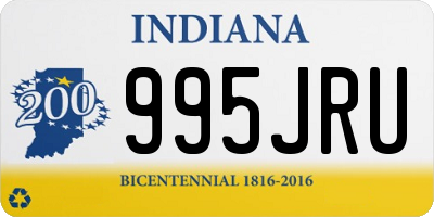 IN license plate 995JRU