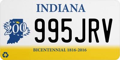 IN license plate 995JRV