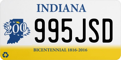 IN license plate 995JSD