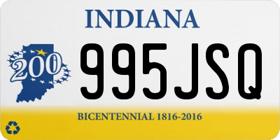 IN license plate 995JSQ