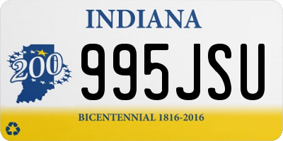 IN license plate 995JSU