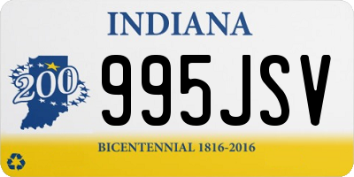 IN license plate 995JSV