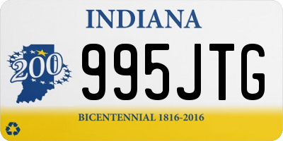 IN license plate 995JTG