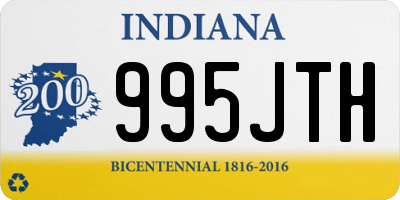 IN license plate 995JTH