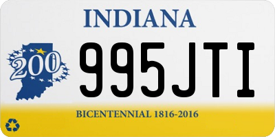 IN license plate 995JTI