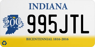 IN license plate 995JTL