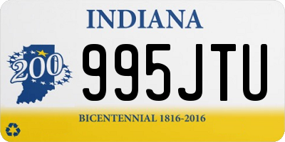 IN license plate 995JTU