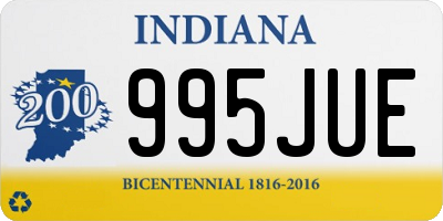 IN license plate 995JUE