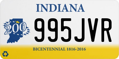 IN license plate 995JVR