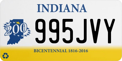 IN license plate 995JVY