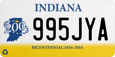 IN license plate 995JYA