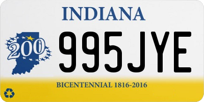 IN license plate 995JYE