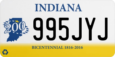 IN license plate 995JYJ
