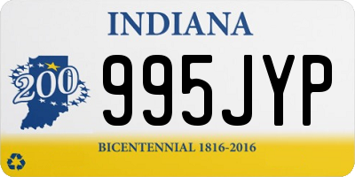 IN license plate 995JYP